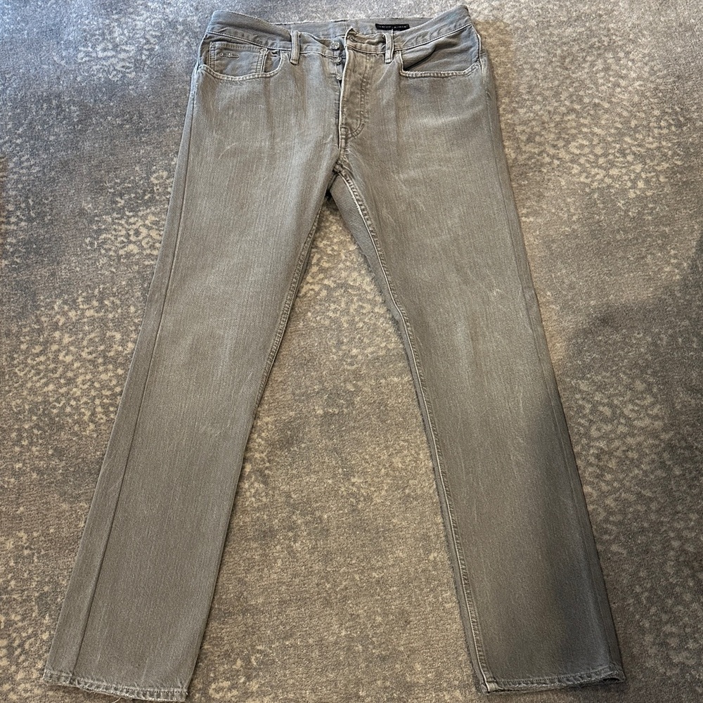 RALPH LAUREN MENS GRAY JEANS SIZE 34/32 l|